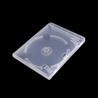 Boîte de rangement en plastique pour CD PS2, cartes CAM TV, boîte d'emballage pour cartes PS3, boîte transparente pour PS4