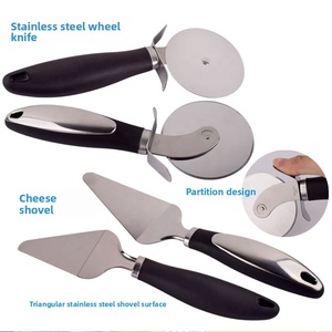 Tagliabiscotti <span class=keywords><strong>in</strong></span> Acciaio Inossidabile, Utensili per Pasticceria, Paletta per Formaggio, Spatola, Rotella Tagliapizza, Coltello Tagliapizza - Product Image 6