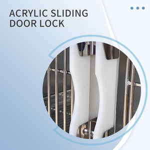 Cage d'isolement en acier inoxydable pour animaux – Équipement médical pour cliniques vétérinaires et hôpitaux pour animaux - Product Image 4