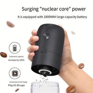 Moulin à café rechargeable par USB, best-seller, en plastique, pour expresso - Product Image 2