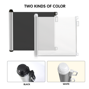 Barrière <span class=keywords><strong>de</strong></span> sécurité rétractable Prodigy pour enfants, durable, en aluminium+ABS+PVC, pour escaliers, 0-12 mois, 1-2 ans, multifonction - Product Image 5