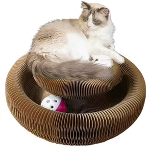 Organ ajaib penggaruk kucing dengan, mainan interaktif pokok petualangan bola untuk latihan fisik dan kucing dalam ruangan - Product Image 1