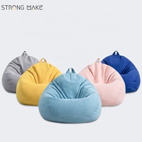 Großhandel Günstige Single Tatami Lazy Sofa Stoff Wohnzimmer Stuhl Sitzsack Lazy Sofa Mit Füllstoff