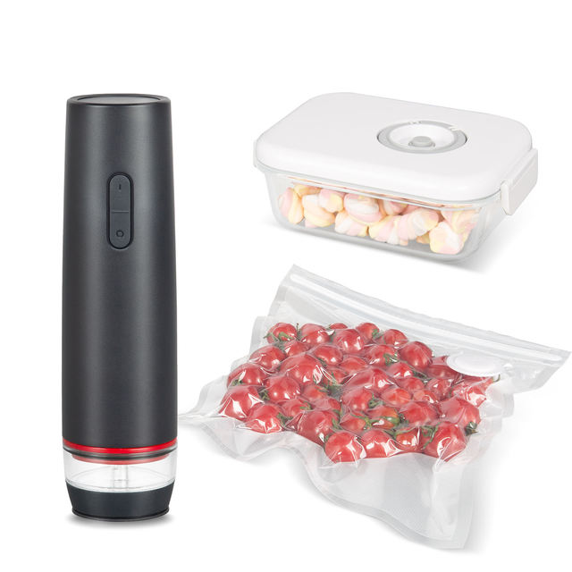 Wireless One-Touch Vacuum Sealer Machine with Auto Stop Function for Fridge Organization & Travel