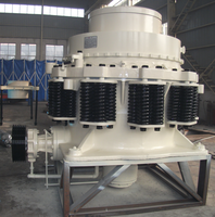 Trituradora de Cono de Base de Acero con Motor de CA y Resorte, Serie PY Zhongxin, con Rodamiento de Caja de Engranajes, 15-1000t/h, para Trituración de Piedra en Construcción