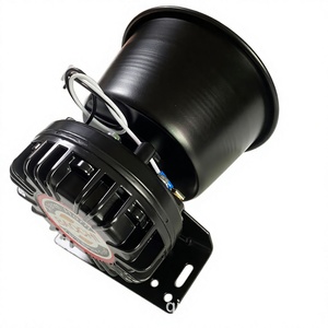 Klaxon d'alarme pour voiture 12V 24V 400W, haut-parleur puissant universel, couvercle en aluminium noir, aimant interne, haut-parleur d'avertissement - Product Image 3