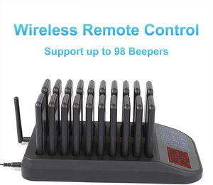 ระบบเรียกคิวไร้สายสีดำและสีขาวสำหรับร้านอาหาร รถขายอาหาร บาร์ และคาเฟ่ - Product Image 6