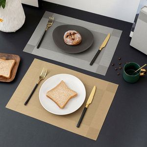 Ensemble de sets de table tissés en PVC de haute qualité pour restaurant, hôtel, dîner, assiette, plat, vaisselle - Product Image 2