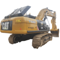 Excavatrice hydraulique d'occasion CAT 336D, 36 tonnes, pour travaux de construction