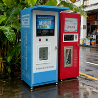 Distributeur automatique de savon liquide à pièces avec distributeur de liquide à lessive pour utilisation chimique, emballages en cartons