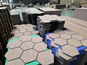 Pannello Acustico <span class=keywords><strong>in</strong></span> <span class=keywords><strong>Legno</strong></span> 3D di Alta Qualità per Decorazione d'Interni, Pannello Fonoassorbente <span class=keywords><strong>in</strong></span> Poliestere per <span class=keywords><strong>Pareti</strong></span> - Product Image 2