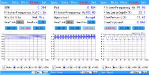 380-780nm <b>Spectrometer</b> Flicker Luminance Measurement Light Spectral Analyzer for SVM and PstLM Flickering Measurements - Product Image 3