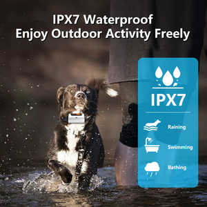 4 en 1 2 perros 2600Ft Dog <span class=keywords><strong>Shocker</strong></span> <span class=keywords><strong>Collar</strong></span> de entrenamiento para perros impermeable con control remoto 2 Pack con vibración de pitido Humane Shock - Product Image 3