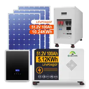 Compleet Off Grid Hybride Zonne-Energie Opwekkingssysteem 10kw 15kw 20kw 25kw 30kw Huishoudelijke Energieopslag