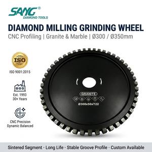 Disco <span class=keywords><strong>de</strong></span> Fresado <span class=keywords><strong>de</strong></span> Diamante Sinterizado <span class=keywords><strong>de</strong></span> 300mm 350mm Directo <span class=keywords><strong>de</strong></span> Fábrica, Perfilado en Forma <span class=keywords><strong>de</strong></span> Ojo <span class=keywords><strong>de</strong></span> Buey para Encimeras <span class=keywords><strong>de</strong></span> Granito y Mármol - Product Image 1