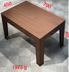 قالب مستعمل من المصنع في الصين قالب طاولة من البلاستيك <span class=keywords><strong>PP</strong></span> جاهز من الراتان مستطيلي طاولة صغيرة قالب مستعمل - Product Image 5