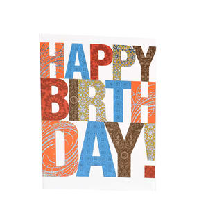 Carte de bénédiction avec enveloppe 19 modèles Boîte cadeau Ruban Ballon Gâteau Bougie Joyeux <span class=keywords><strong>Anniversaire</strong></span> Cartes de vœux - Product Image 5