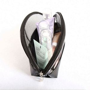 Bolsa de Aseo Mini Impermeable Ecológica, Bolsa de Maquillaje Pequeña Reciclada para Mujer con Cierre de Cremallera y Bolsillo Interior para Niños - Product Image 5