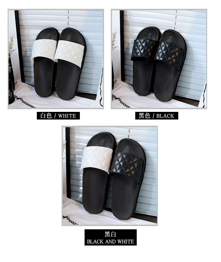 Fashion Women Summer Soft PVC Slippers Thick Platform Indoor Slides Shoes Mens