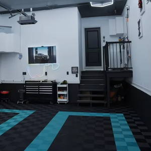 Anti-Slip PP Interlocking Waterproof 18mm Thick Textured Surface <strong>Vinyl</strong> <strong>Flooring</strong> Modern <strong>Click</strong> Lock Installation 3-Year Warranty - Product Image 1