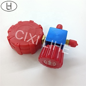 ชุดมาตรวัดท่อร่วมไอดีเดี่ยวทำจากทองเหลือง CT-466ชุดระบบทำความเย็น HVAC เครื่องปรับอากาศอัตโนมัติวัดท่อร่วมชาร์จไฟเดี่ยว - Product Image 4