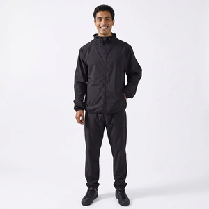 Veste de sport pour homme, nouvelle mode, en toile, col montant, fermeture éclair sur le devant, coupe-vent, personnalisable - Product Image 1