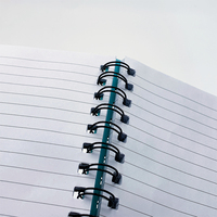 Journal de vie à reliure spirale A5 personnalisé couverture rigide magnétique agenda imprimé non daté agenda hebdomadaire mensuel papier pour cahier