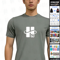 T-shirts personnalisés de haute qualité pour hommes, en coton uni surdimensionné, avec broderie personnalisée et impression de logo
