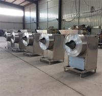 Instelbare uien snijmachine, commerciële uienhakker voor voorbewerking van groenten