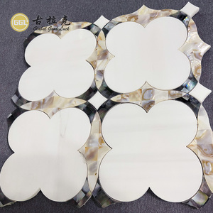 Khám phá cao cấp vỏ trộn đá cẩm thạch bằng tia nước Gạch Mosaic cho phòng tắm bán buôn đá cẩm thạch Gạch Mosaic USA - Product Image 5