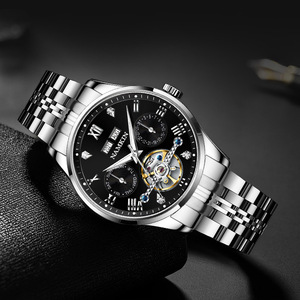 NAMKIN Men's Mechanical <b>Watch</b> Stainless Steel <b>Automatic</b> 42mm Round Case Sapphire Crystal Dial 20mm Band Luxury Fashion Style - Product Image 2