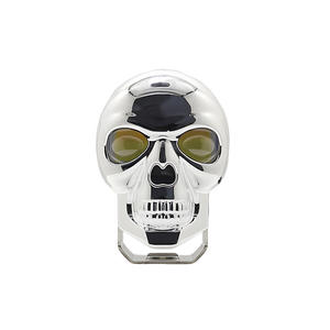 Faro Delantero LED de 3 Pulgadas para Motocicleta, Doble Color, Diseño de Calavera, 2 Lentes, Luz Blanca y Amarilla, Luz Alta y Baja, Lámpara para Motocicleta Todoterreno - Product Image 3