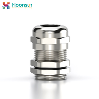 Presse-étoupe multi-trous IP68 en laiton nickelé M32 M40 M50 certifié CE ROHS pour usage industriel