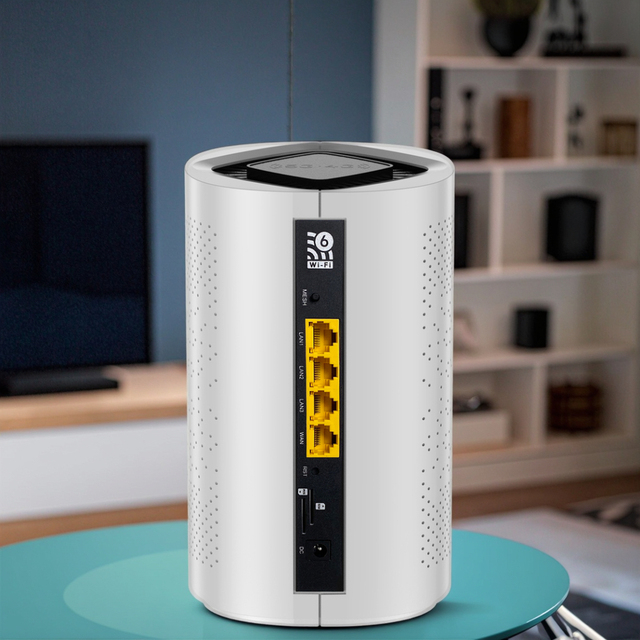 High Speed Latest Modem 5G Wifi6 Router OpenWrt with 1WAN+3LAN Gigabit Ports Internal Antennas Customized Wireless Wifi Router