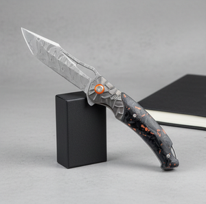 Coltello Pieghevole da Tasca di Alta Qualità 7cr17MOV con Manico in Legno per Sopravvivenza e Uso Quotidiano all'Aperto - Product Image 2