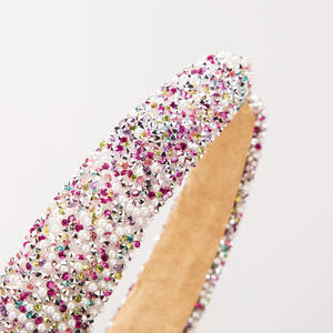 Diadema de Lentejuelas de Arcoíris de Lujo con Acolchado de Esponja para Mujer, Adecuada para Fiestas y Uso Diario - Product Image 3