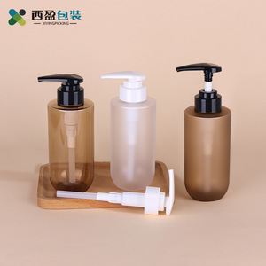 Xiying Packaging 300Ml Pet Plastic Lotion Pump <b>Bottle</b> With Pump Head For <b>Shampoo</b> Conditioner <b>Dispensing</b> - Product Image 3