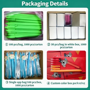 Stylos à bille personnalisés IDEA GIFT, promotionnels, durables, avec logo personnalisé, stylet universel, avec logo imprimé pour l'écriture - Product Image 5