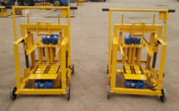Machine à blocs de ciment mobile de petite production QMJ2-45, nouvelle conception, rentable