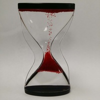 Compteur de gravité automatique en acrylique, outil de contrôle de l'inversion, calmant, relaxation visuelle, liquide éducatif, pour l'eau, le sable, horloge, sablier