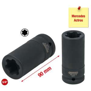 KS TOOLS Enchufe Torx-E-Plus para Mercedes, 32 EPL, 90mm de largo - Product Image 3