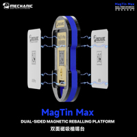 Platform Reballing Magnetik Dua Sisi MECHANIC MagTin Max 2.0 untuk Perbaikan Motherboard Ponsel, Stasiun Reballing Chip IC CPU BGA