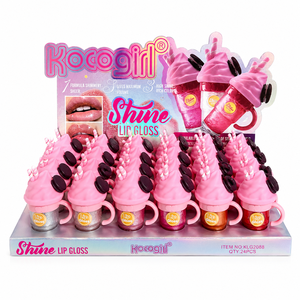 Kocogirl Lucidalabbra Brillante con Design a Gelato, Non Appiccicoso, Idratante, Glitterato <span class=keywords><strong>per</strong></span> Ragazze - Product Image 4