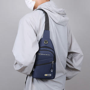 Men's Chest Bag Oxford Cloth Durable Outdoor Sports Cycling Crossbody Travel Phone Shoulder Bag Grey Dark Blue Army Green Black - Product Image 2