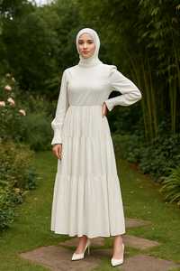 アバヤ女性用イスラム教徒のドレス20235ドバイソリッドカラーJilbab <span class=keywords><strong>Abaya</strong></span>イスラム教徒のドレス - Product Image 4