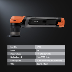Nouveauté : <span class=keywords><strong>Polisseuse</strong></span> sans fil <span class=keywords><strong>SPTA</strong></span> CP201 à batterie Li-ion, <span class=keywords><strong>polisseuse</strong></span> double action et rotative sans balais pour le polissage automobile - Product Image 2