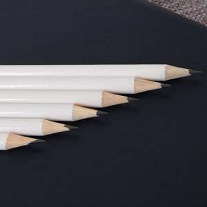 Lápices Blancos Personalizados con Logotipo WW227, con Borrador, Artículos de Papelería, Regalo Corporativo para Actividades Empresariales, Lápices de Madera al por Mayor - Product Image 5