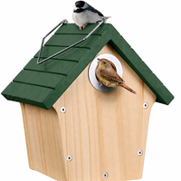 Vente en gros usine – Nouvelle maison à oiseaux en bois de pin, écologique, durable, détachable et personnalisable pour moineaux, pinsons et moineaux rouges