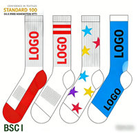 Chaussettes de sport en coton personnalisées unisexe en gros, conception OEM, créez votre propre design, chaussettes personnalisées avec logo sur mesure