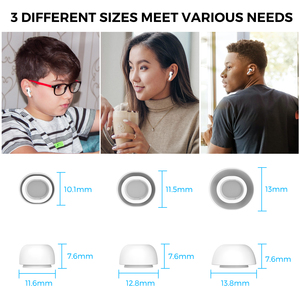 Embouts d'oreille en silicone AHASTYLE pour <span class=keywords><strong>AirPods</strong></span> <span class=keywords><strong>Pro</strong></span>, conception intra-auriculaire, MEILLEURE RÉDUCTION DU BRUIT - Product Image 3